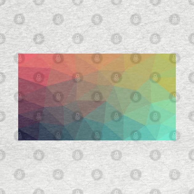 Mosaic Tile Abstract Gradient Artwork by SBFORESTER